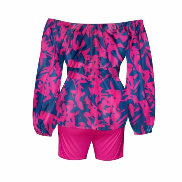 NWT Two piece fun short set!! - Picture 2 of 3